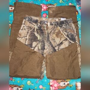 Wrangler camo briar pants 28x30